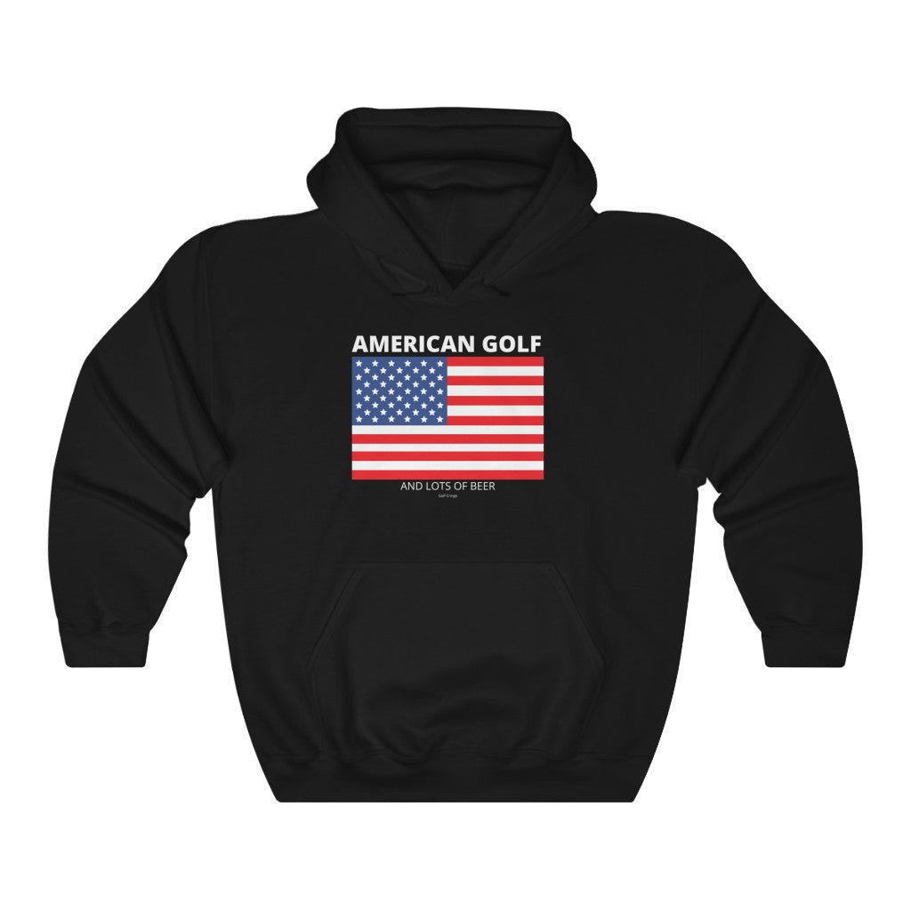 American Golf and Beer - Unisex Heavy Blend™ Hooded Sweatshirt