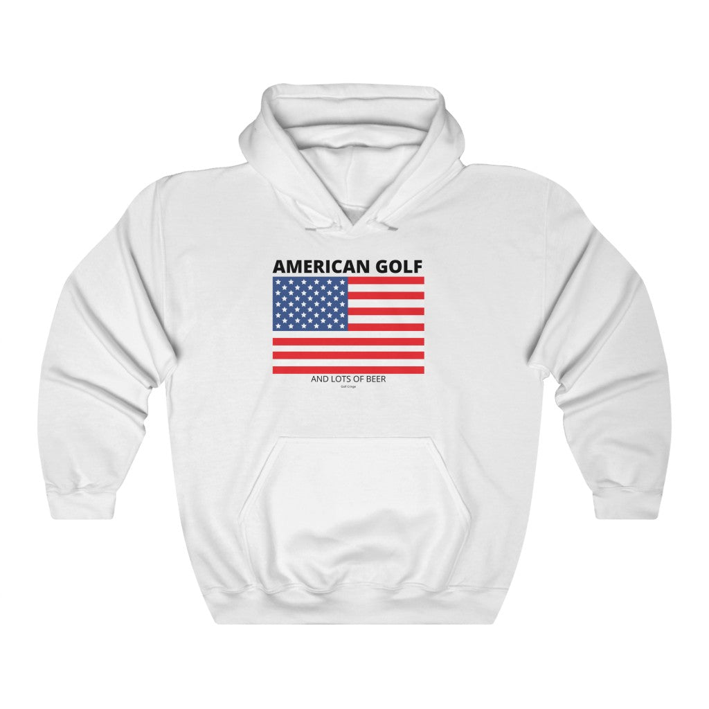 American Golf w/ Beer - Unisex Heavy Blend™ Hooded Sweatshirt