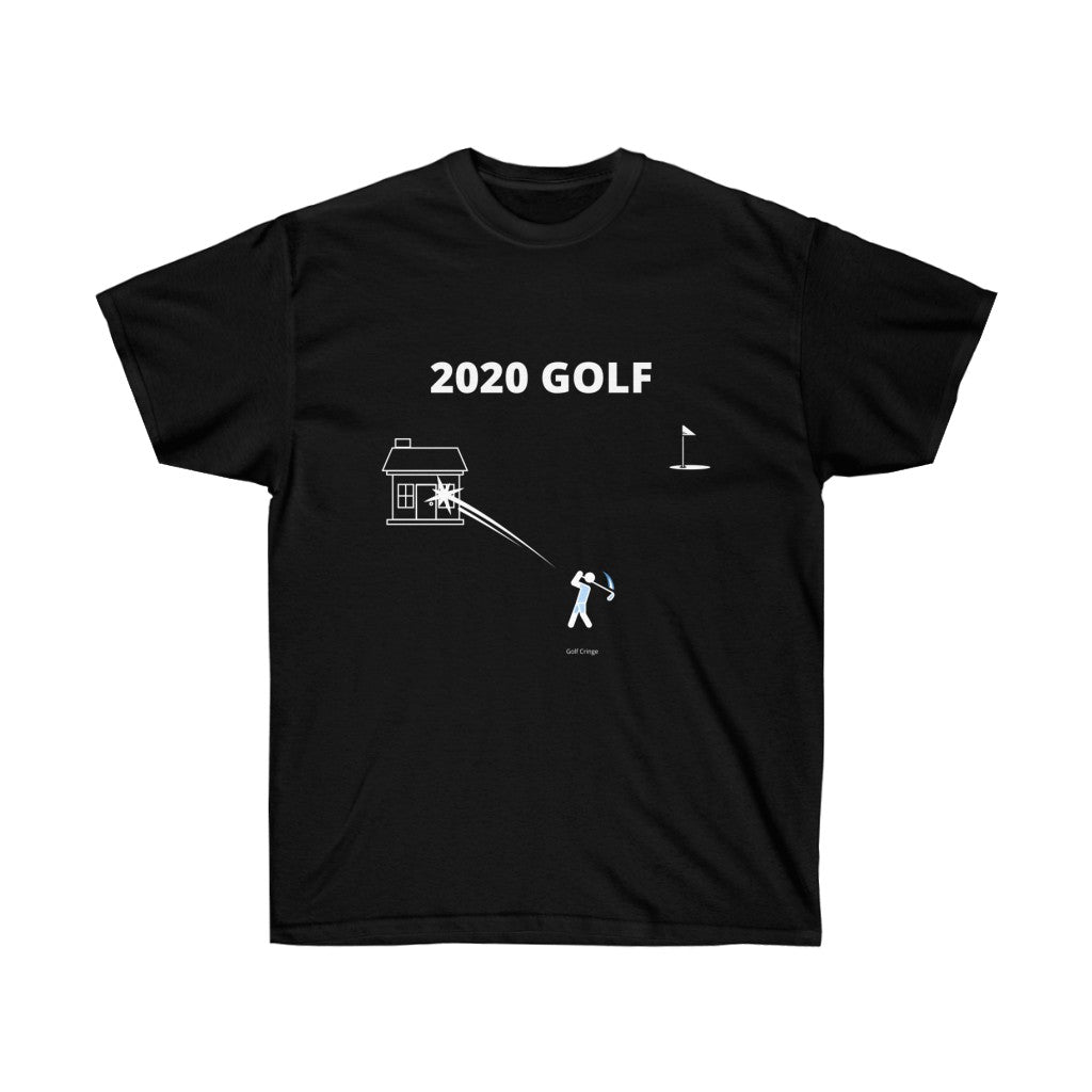 2020 Golf w/ White Print - Unisex Ultra Cotton Tee